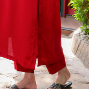 Crimson Button Set