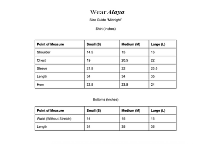 Midnight - Premium Black - READY TO WEAR - LAWN 2PC SET